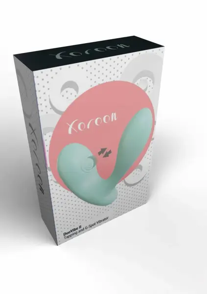 Xocoon DuoVibe II Tapping Vibrator - Dual-Action Silicone Model, Pink