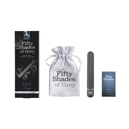 Fifty Shades of Grey Charlie Tango Classic Intimate Massager Black 18.4cm