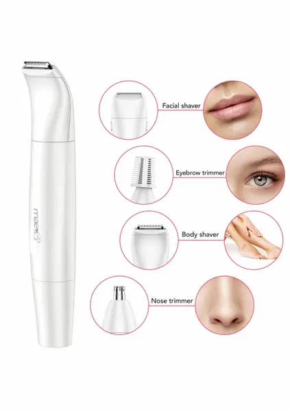 Mae B All-in-one Ladyshave 4-in-1 Precision Trimmer Set Pink