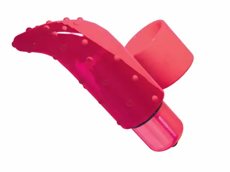 PowerBullet Frisky Finger Pink - Compact Vibrating Silicone Intimate Device