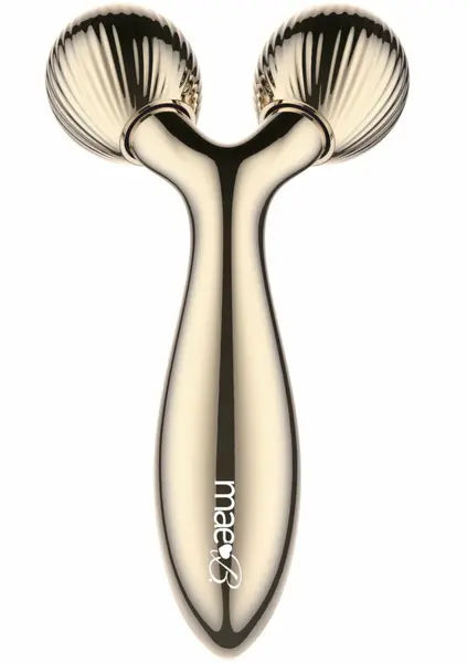 Mae B. Contour Sculpting Roller V-Shaped Massager, Ergonomic ABS Design