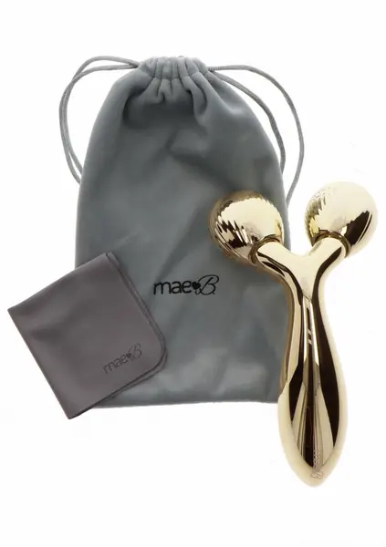 Mae B. Contour Sculpting Roller V-Shaped Massager, Ergonomic ABS Design