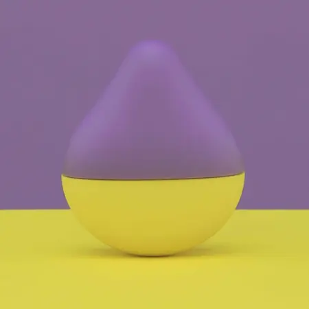 Iroha by TENGA Fuji Lemon - Compact Waterproof Relaxation Massager