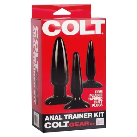 CalExotics Colt Anal Trainer Kit 3-Piece Progressive Plug Set Black