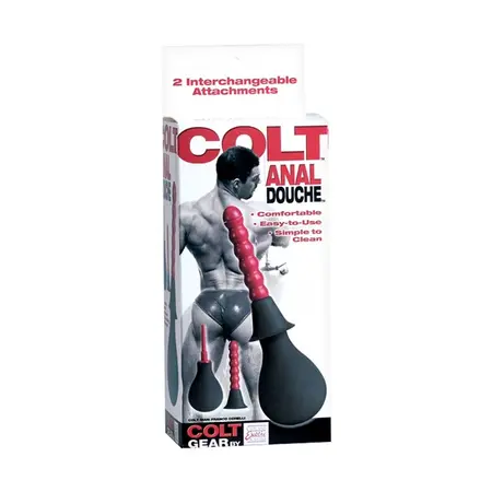 Colt Anal Douche Cleaning System with Variable Nozzle Black