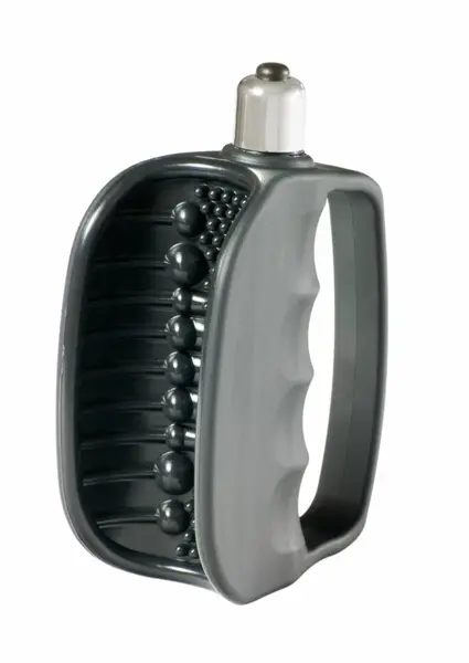Rocks-Off Hand Solo 7-Speed Silicone Open Sleeve, Black