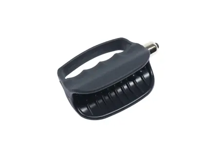 Rocks-Off Hand Solo 7-Speed Silicone Open Sleeve, Black