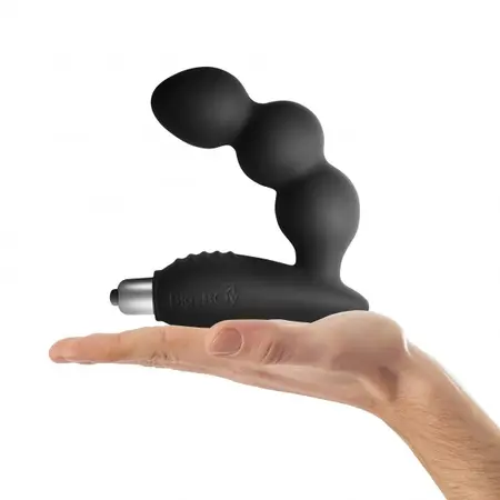 Rocks-Off Big-Boy 7-Speed Silicone Vibrating Intimate Massager Black