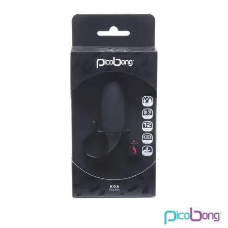 Picobong Koa Black Flexible Silicone Intimate Ring for Couples
