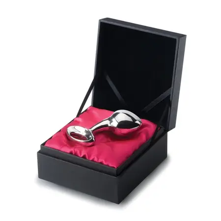Njoy Pure Plug Large - Stainless Steel Analogue Insert with Ring 7 cm