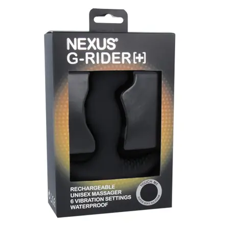 Nexus G-Rider Plus Black - Multi-Intensity Vibrating Silicone Device