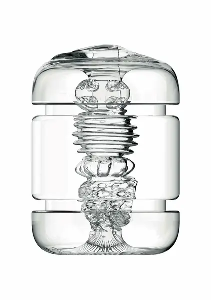 PRIVATE Clear Shot Double-Sided Visual Intimate Machine Transparent Case