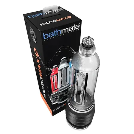 Bathmate Hydromax9 Crystal Clear Hydro System 27.9cm Large Size Pump
