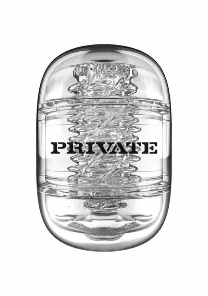 PRIVATE Clear Shot Dual-Sided Intimate Machine Transparent Hard Case