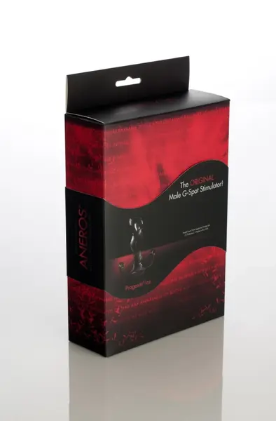 Aneros Progasm Ice Black Large Prostate Wellness Device 11.4cm