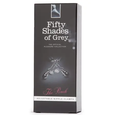 Fifty Shades of Grey The Pinch Adjustable Silicone Nipple Clamps 8.3cm