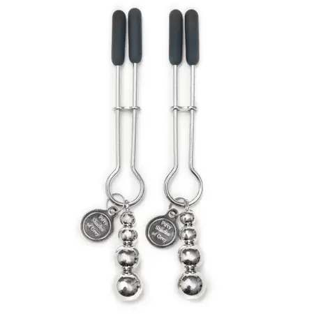 Fifty Shades of Grey The Pinch Adjustable Silicone Nipple Clamps 8.3cm