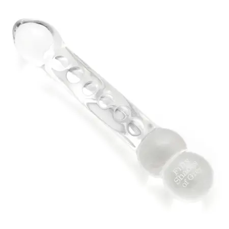 Fifty Shades of Grey Drive Me Crazy Glass Dual-Ended Intimate Wand 19cm