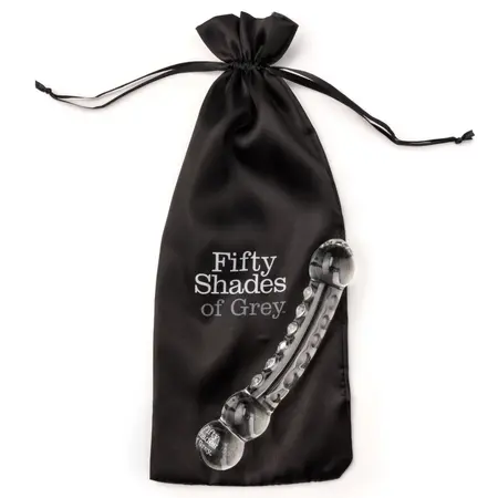 Fifty Shades of Grey Drive Me Crazy Glass Dual-Ended Intimate Wand 19cm