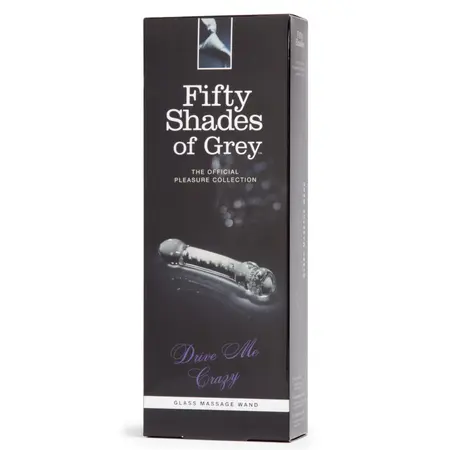 Fifty Shades of Grey Drive Me Crazy Glass Dual-Ended Intimate Wand 19cm