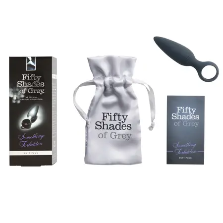 Fifty Shades of Grey Something Forbidden Silicone Plug 10.8cm Black