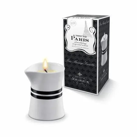 Petits Joujoux Massage Candle Paris 120g - Jojoba & Shea Butter, Long Burn