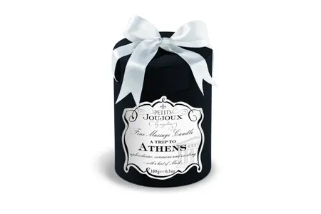 Petits Joujoux Athens Massage Candle 180g - Musk & Patchouli, Shea Butter