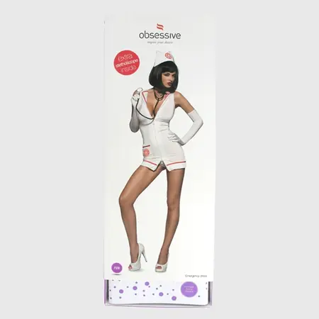Obsessive Emergency Uniform Set S/M - Nurse Style, Complete Kit