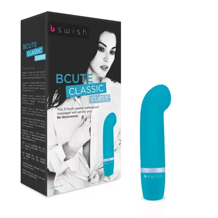 B Swish Bcute Classic Curve Jade - Compact Intimate Massager, Waterproof