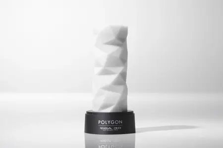 Tenga 3D Polygon Intimate Sleeve - Innovative Textured Design 156.5mm