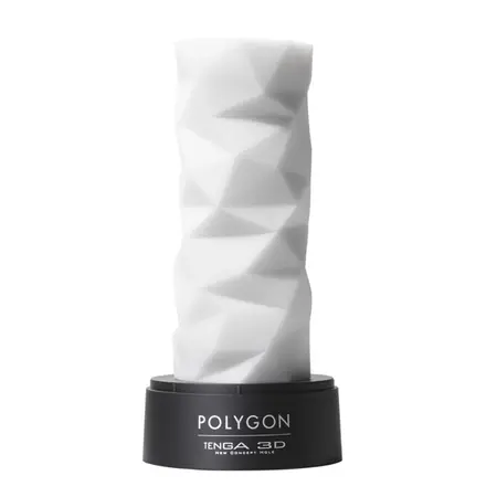 Tenga 3D Polygon Intimate Sleeve - Innovative Textured Design 156.5mm
