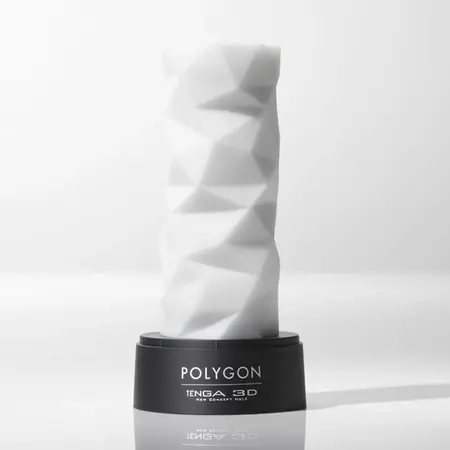 Tenga 3D Polygon Intimate Sleeve - Innovative Textured Design 156.5mm
