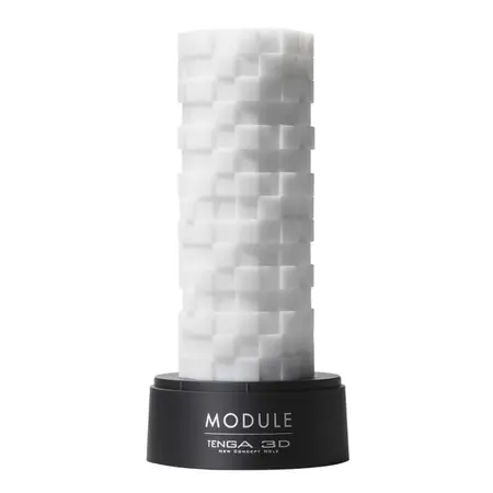 Tenga 3D Module Intimate Stimulation System - Cube Texture, 156 mm