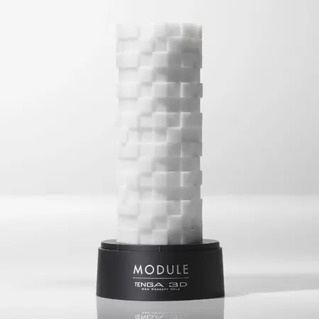 Tenga 3D Module Intimate Stimulation System - Cube Texture, 156 mm