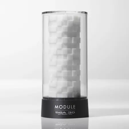 Tenga 3D Module Intimate Stimulation System - Cube Texture, 156 mm