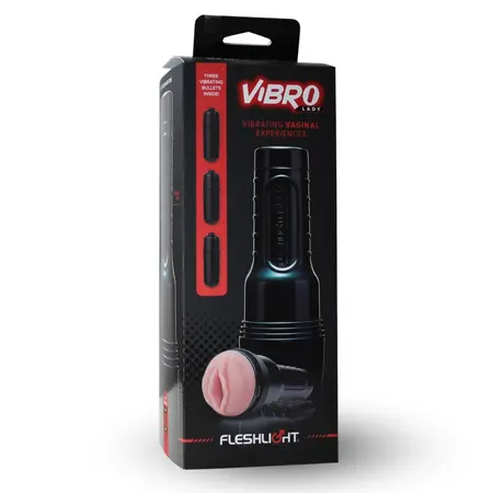 Fleshlight Vibro Pink Lady Touch Intimate Device with Vibrating System 25.5cm