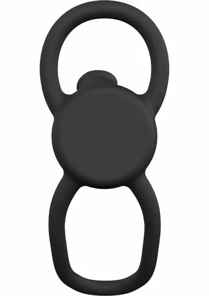 Extreme Double Trouble Silicone Dual-Use Anal Gear Black 8713221840837