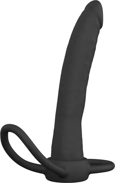 Extreme Double Trouble Silicone Dual-Use Anal Gear Black 8713221840837
