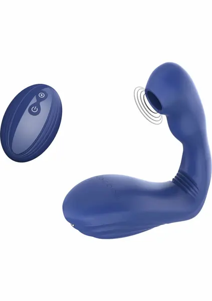 Xocoon Alpha Arouser Air System Intimate Massager Black Remote IPX7