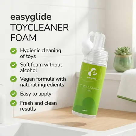 EasyGlide Foam Toy Cleaner 160 ml - Gentle Vegan Cleaning Formula