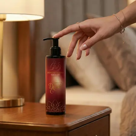 BodyGliss Cherry Desire Massage Oil & Lubricant 150ml Vitamin E Care