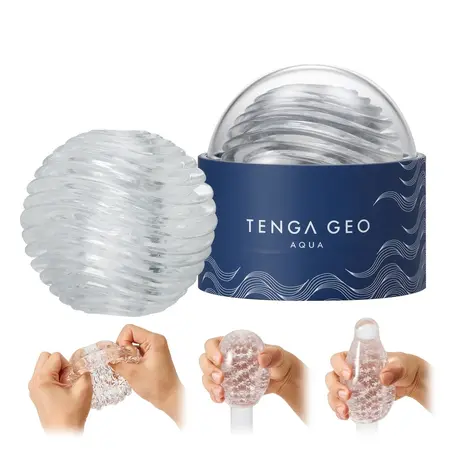 Tenga GEO AQUA Intimate Machine Transparent Stretchable 10.8cm