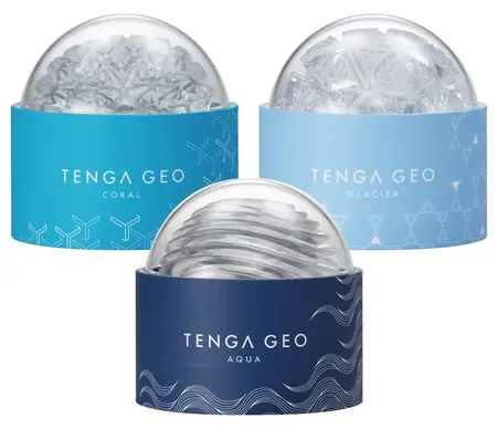 Tenga GEO AQUA Intimate Machine Transparent Stretchable 10.8cm