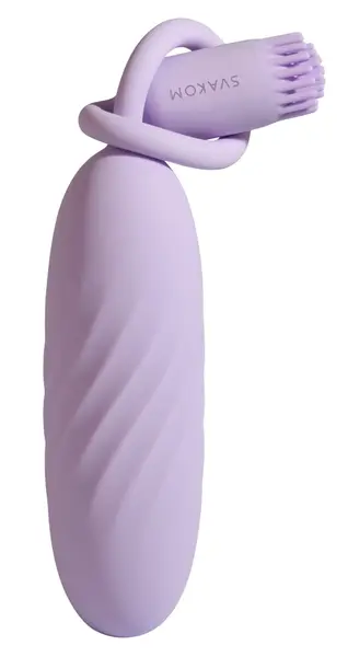 Svakom Plume Pastel Lilac Flexible Brush Tail Intimate Device 21.9cm
