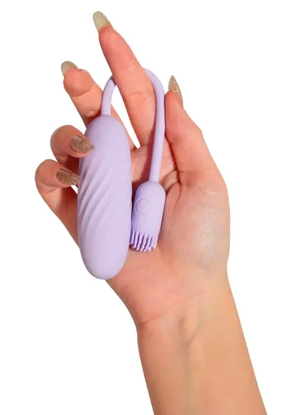 Svakom Plume Pastel Lilac Flexible Brush Tail Intimate Device 21.9cm