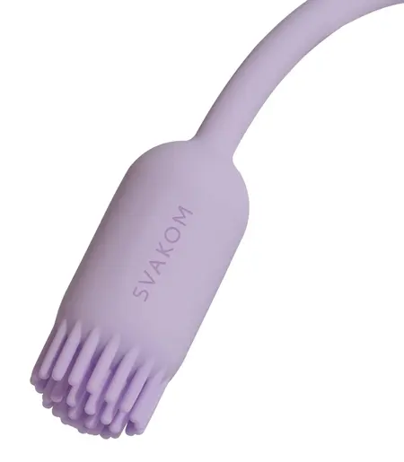 Svakom Plume Pastel Lilac Flexible Brush Tail Intimate Device 21.9cm