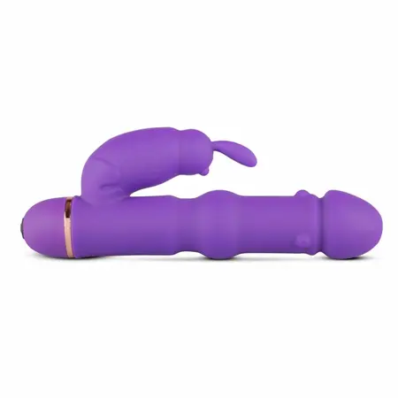 Teazers Silicone Rabbit Vibrator Purple 20-Function Flexible Model