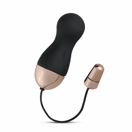 Teazers Vibrating Egg Black Remote Control 10 Modes Rechargeable