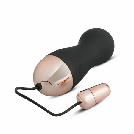 Teazers Vibrating Egg Black Remote Control 10 Modes Rechargeable