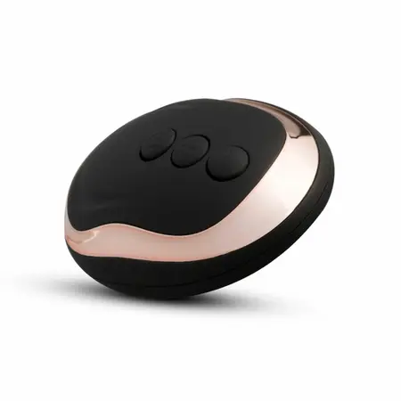Teazers Ribbed Vibrating Egg Black Wireless Remote 10 Modes